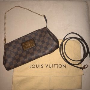 SOLD - Authentic LOUIS VUITTON EVA DAMIER